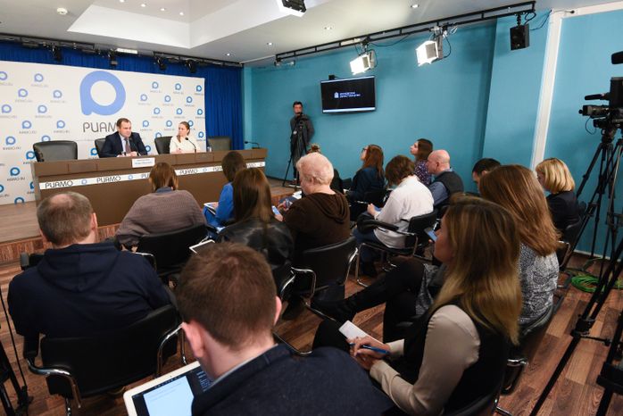 Пресс-конференция председателя Московского областного парламента Игоря Брынцалова, посвященная итогам работы Думы за 2019 год