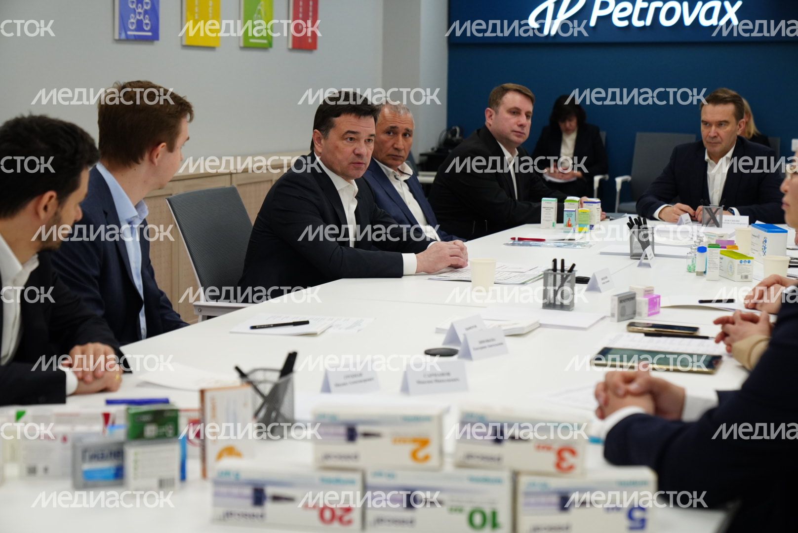 Встреча губернатора с фармпроизводителями Подмосковья