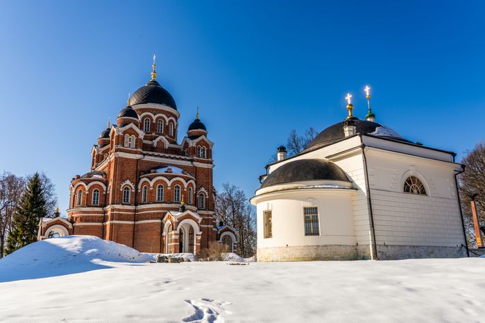 Спасо-Бородинский женский монастырь в деревне Семеновское Можайского округа