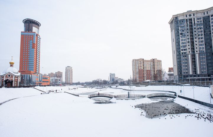 Зимние виды города Щелково