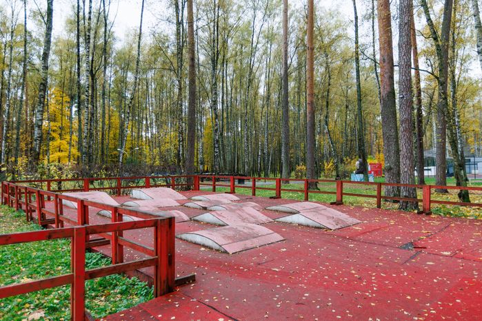 Центральный парк культуры и отдыха в Ногинске осенью