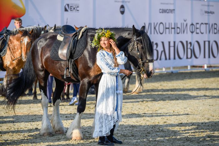 Конный фестиваль «Иваново поле» в Черноголовке