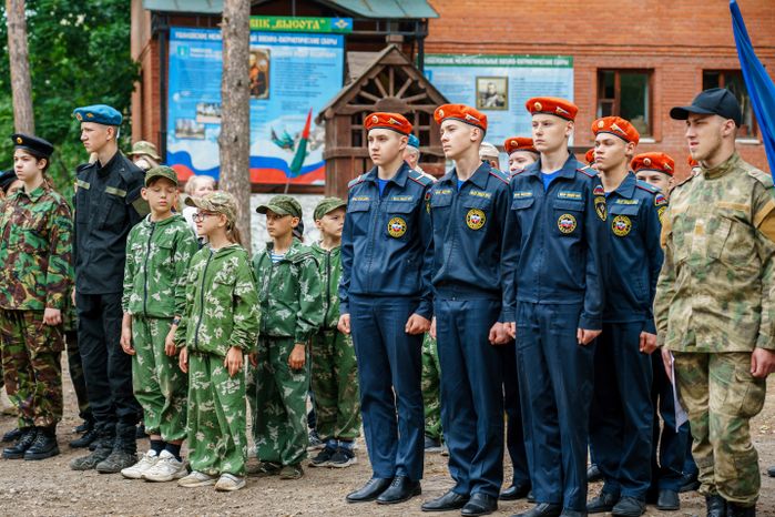 Межрегиональные соревнования воспитанников военно-патриотических клубов «Суворовские сборы» в Раменском