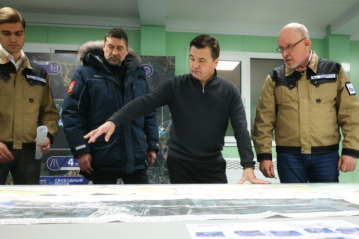 Андрей Воробьев проверил строительство Мытищинской хорды
