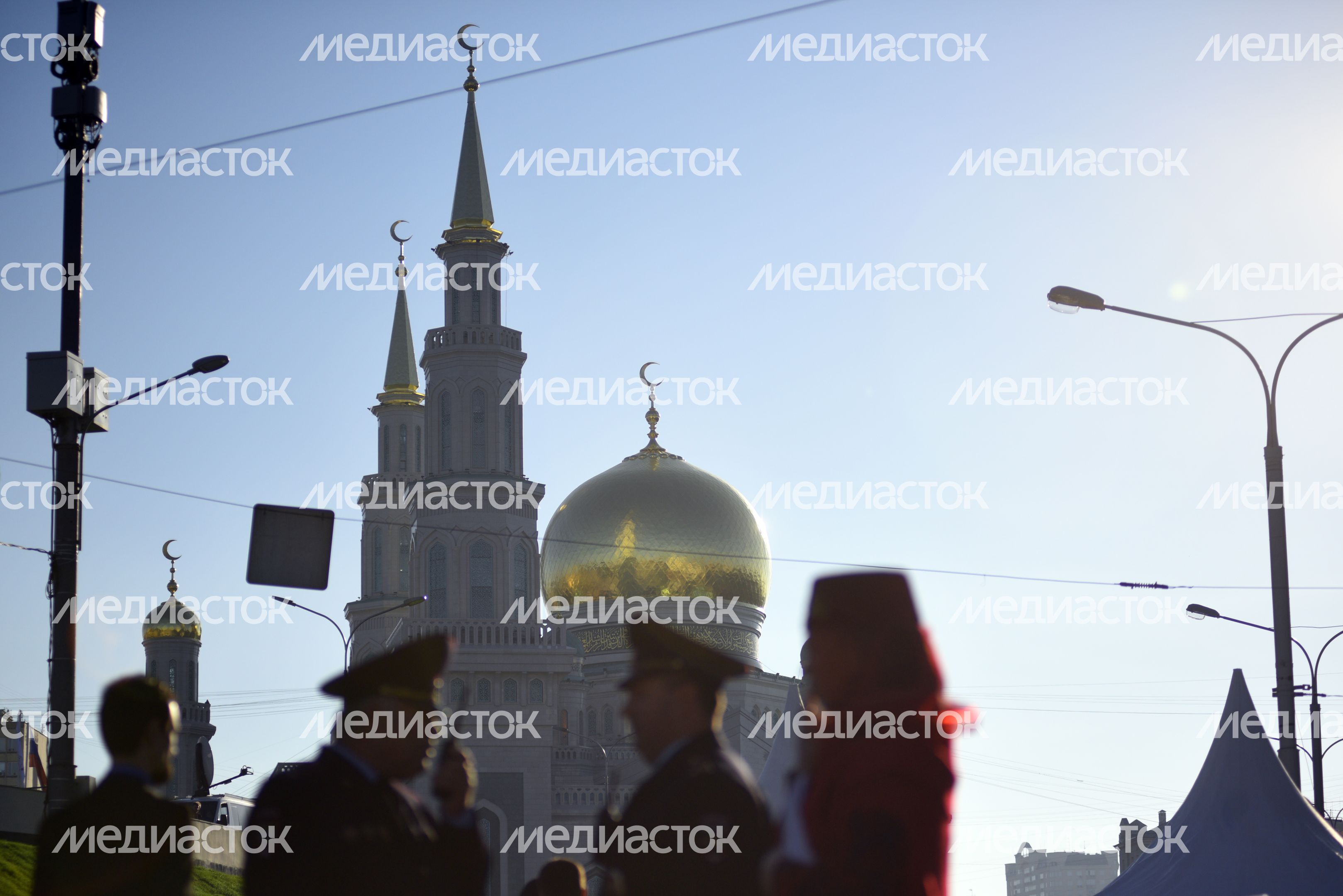 Открытие Соборной мечети после реконструкции в Москве