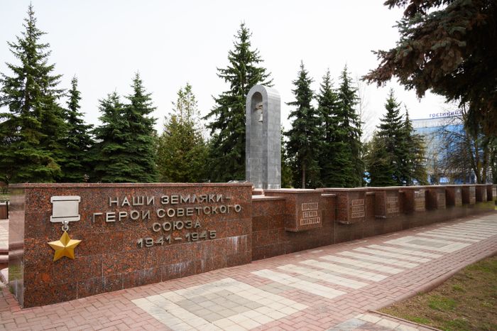 Бульвар воинской славы в Чехове