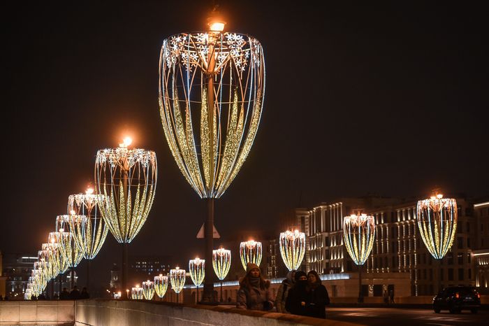 Новогодняя иллюминация в Москве
