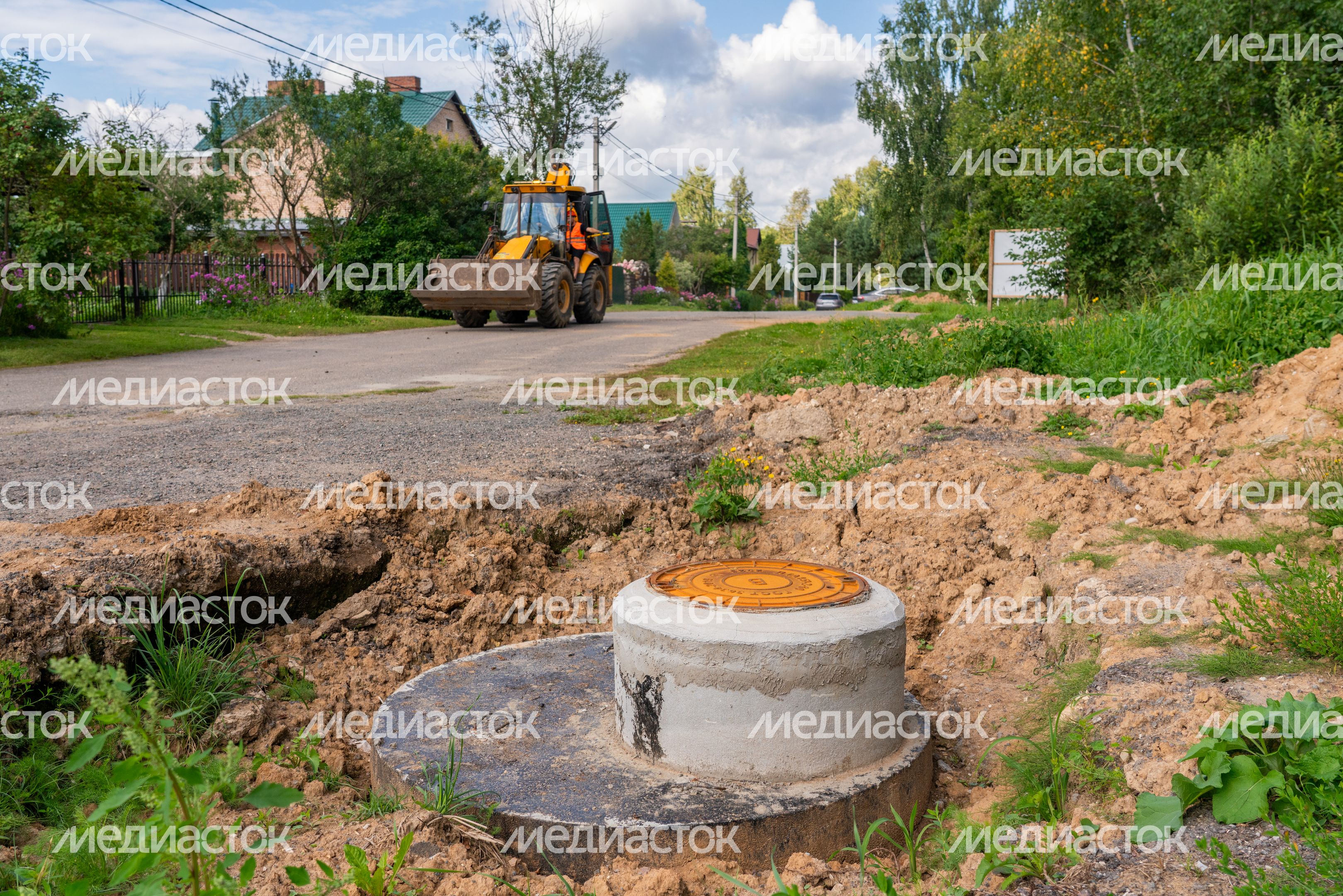 Ремонт трубопровода холодного водоснабжения в поселке Бородинское Поле Можайского округа Ремонт трубопровода холодного водоснабжения в поселке Бородинское Поле Можайского округа