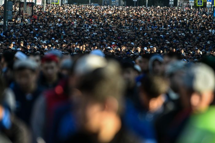 Общая утренняя молитва по случаю праздника Курбан- Байрам( Ид Ал Адха)