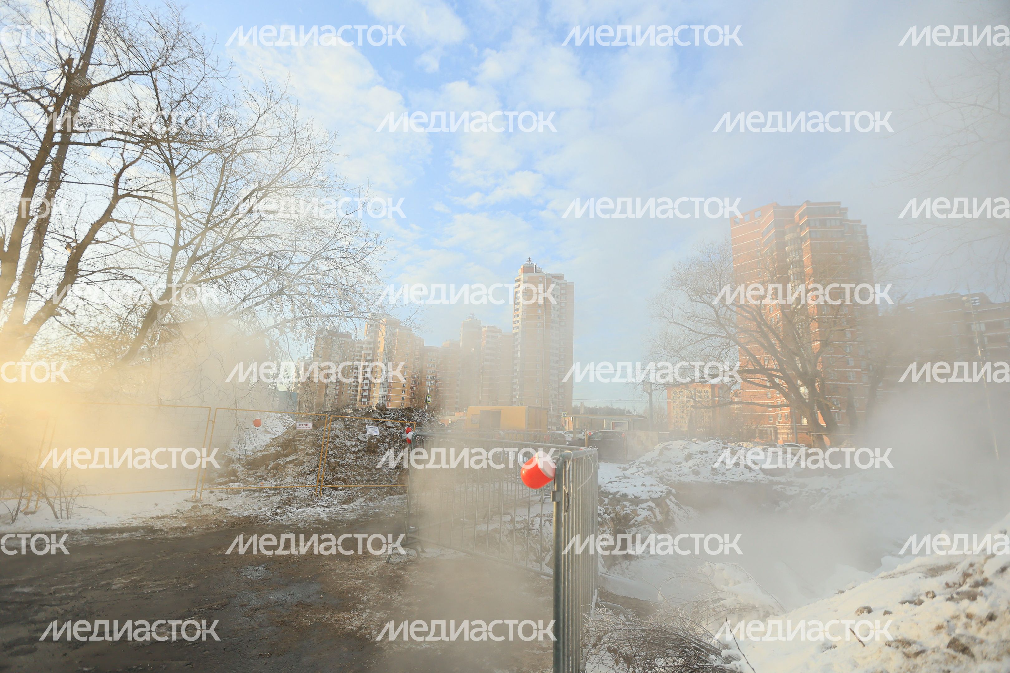 Посещение губернатором Подмосковья мкр. Новые Химки