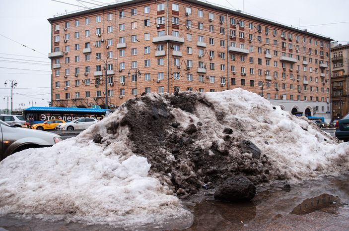 Декабрьская слякоть в Москве