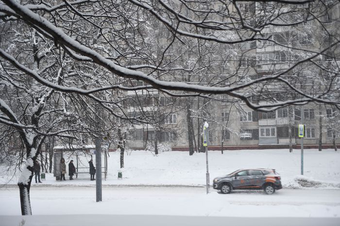 Рекордный снегопад в Москве и Подмосковье