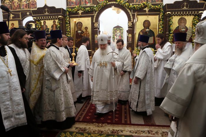 Освящение Храма Преподобного Сергия Радонежского в Мытищиенском районе