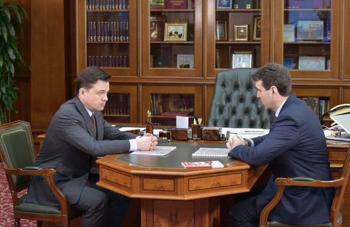 А. Воробьев встретился с главой Шатурского района Андреем Келлером