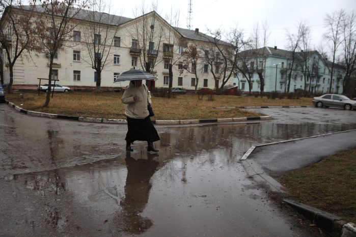 Дождь в Луховицах