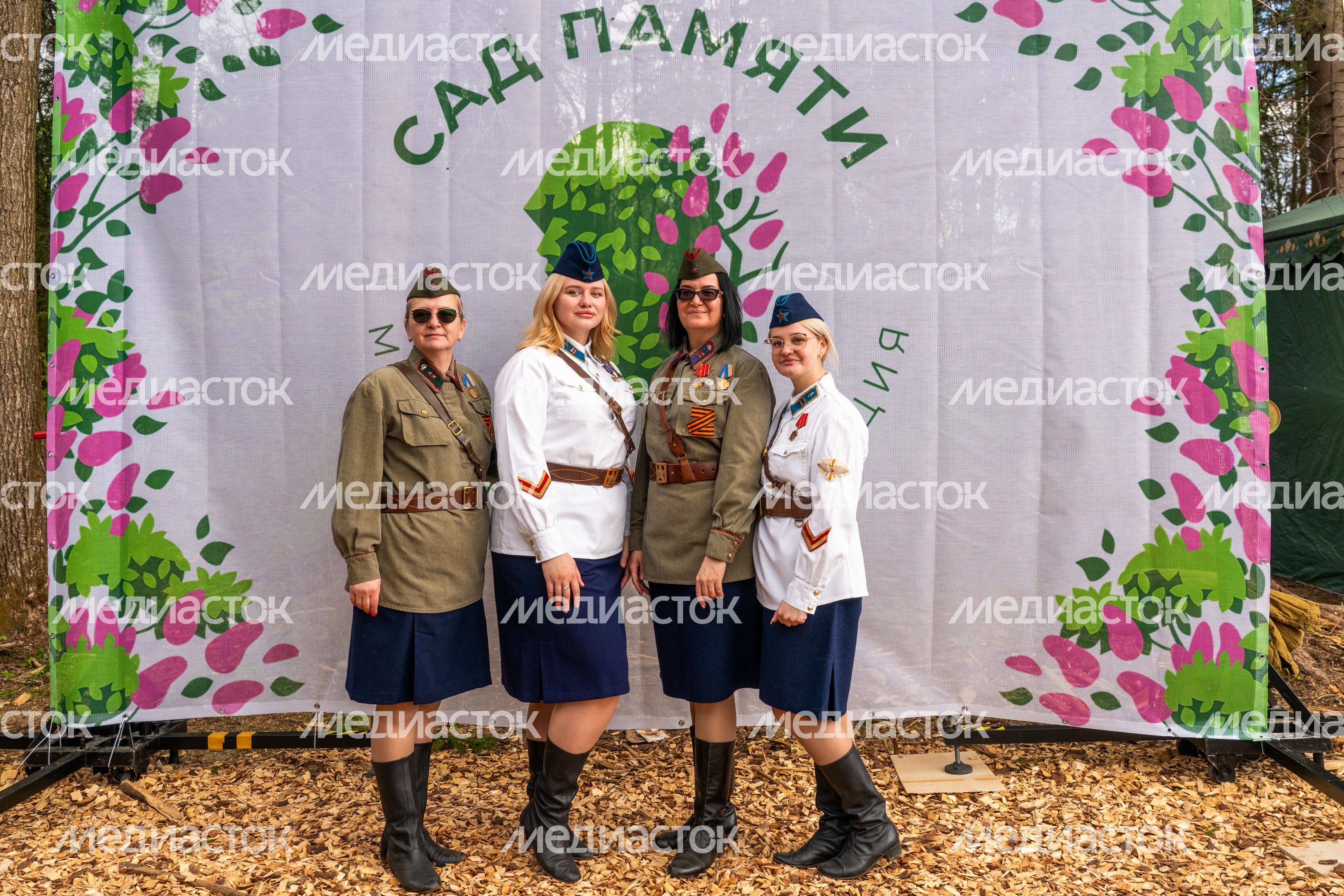 Деревья высадили в Рузском округе в рамках акции «Сад Памяти» ко Дню Победы