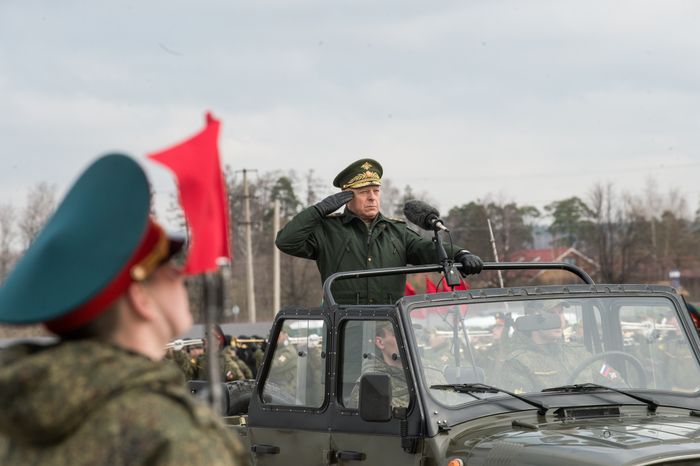 Репетиция Парада Победы в Алабино