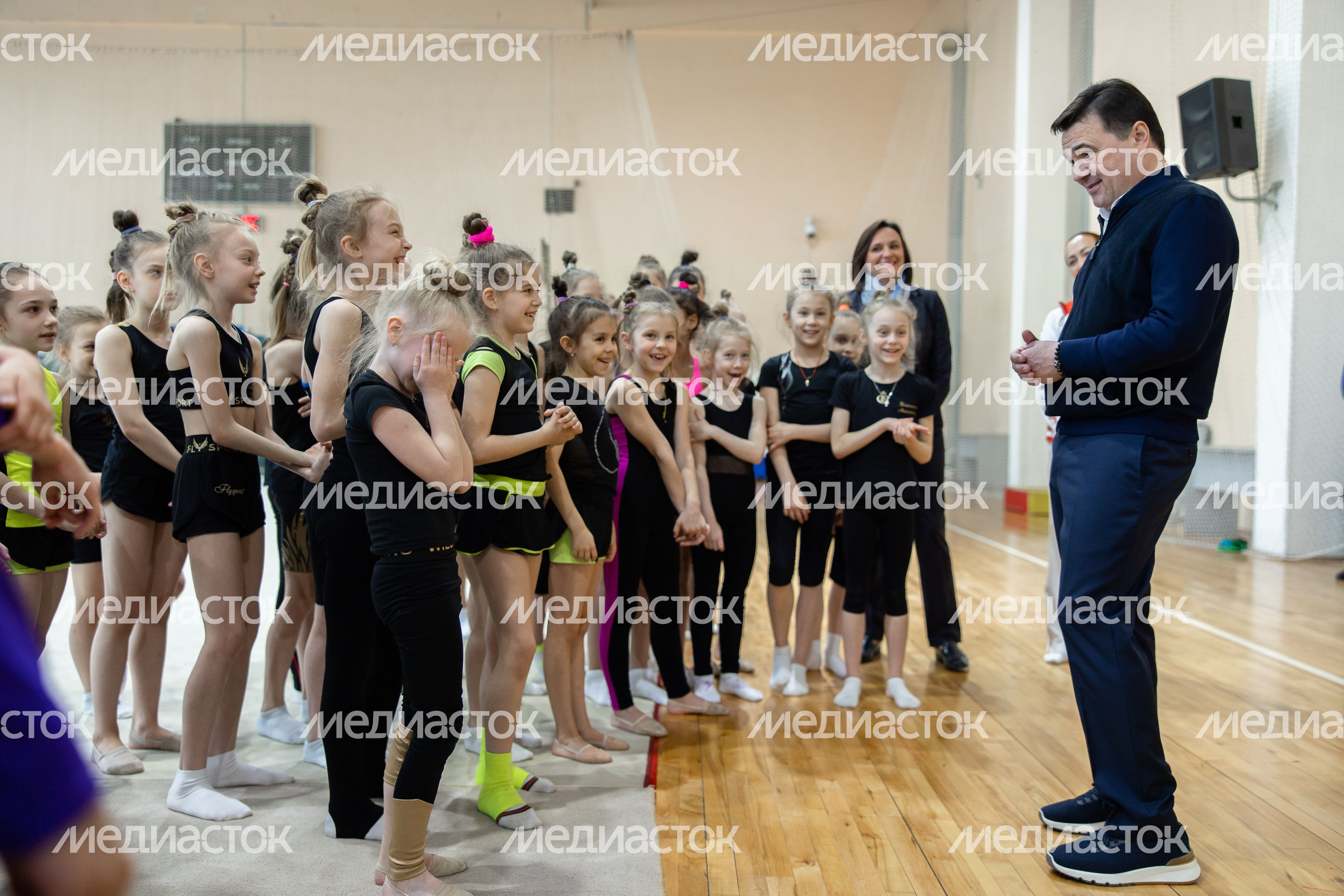 Посещение дворца спорта в Чехове Губернатором Подмосковья