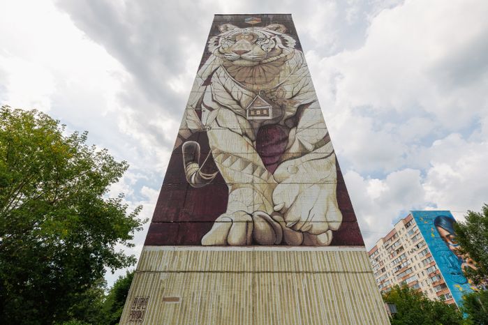 Муралы в Железнодорожном, Балашиха