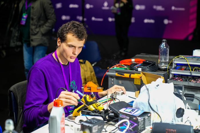 Финал международного чемпионата «Битва роботов» в Мытищах