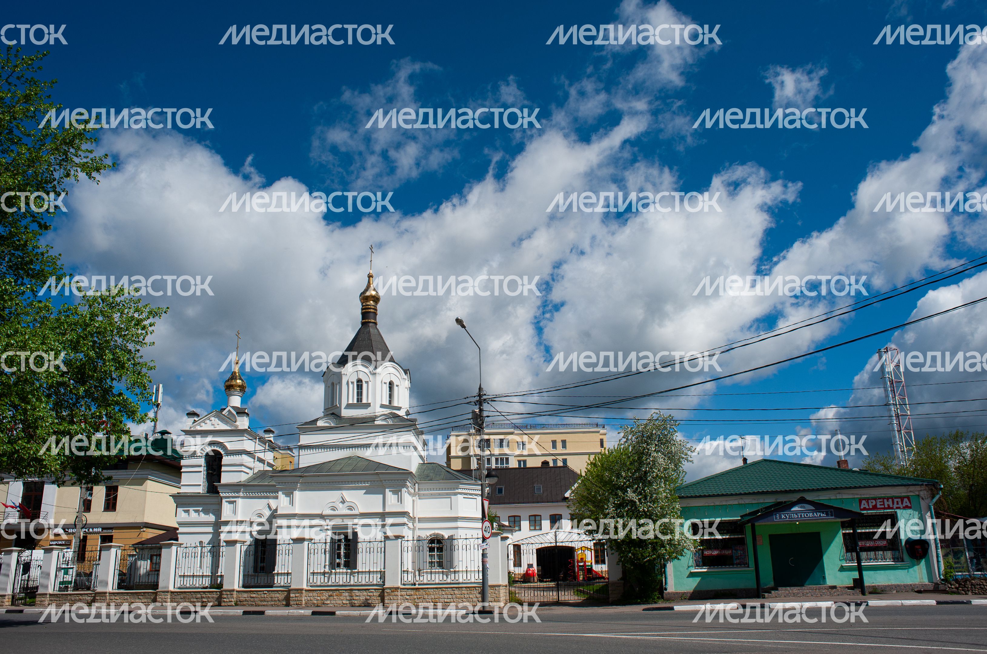 Летние виды города Звенигород