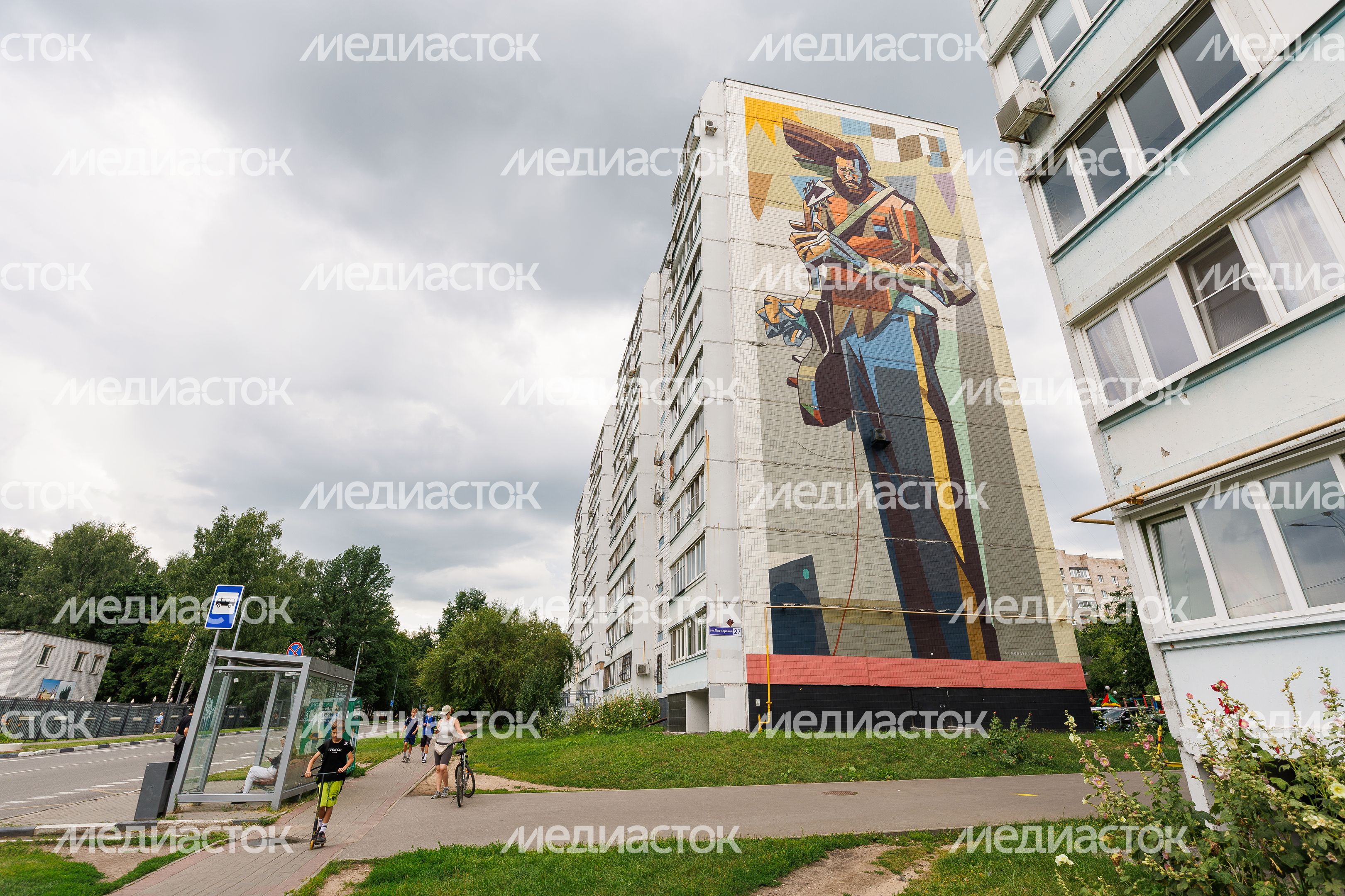 Муралы в Железнодорожном, Балашиха
