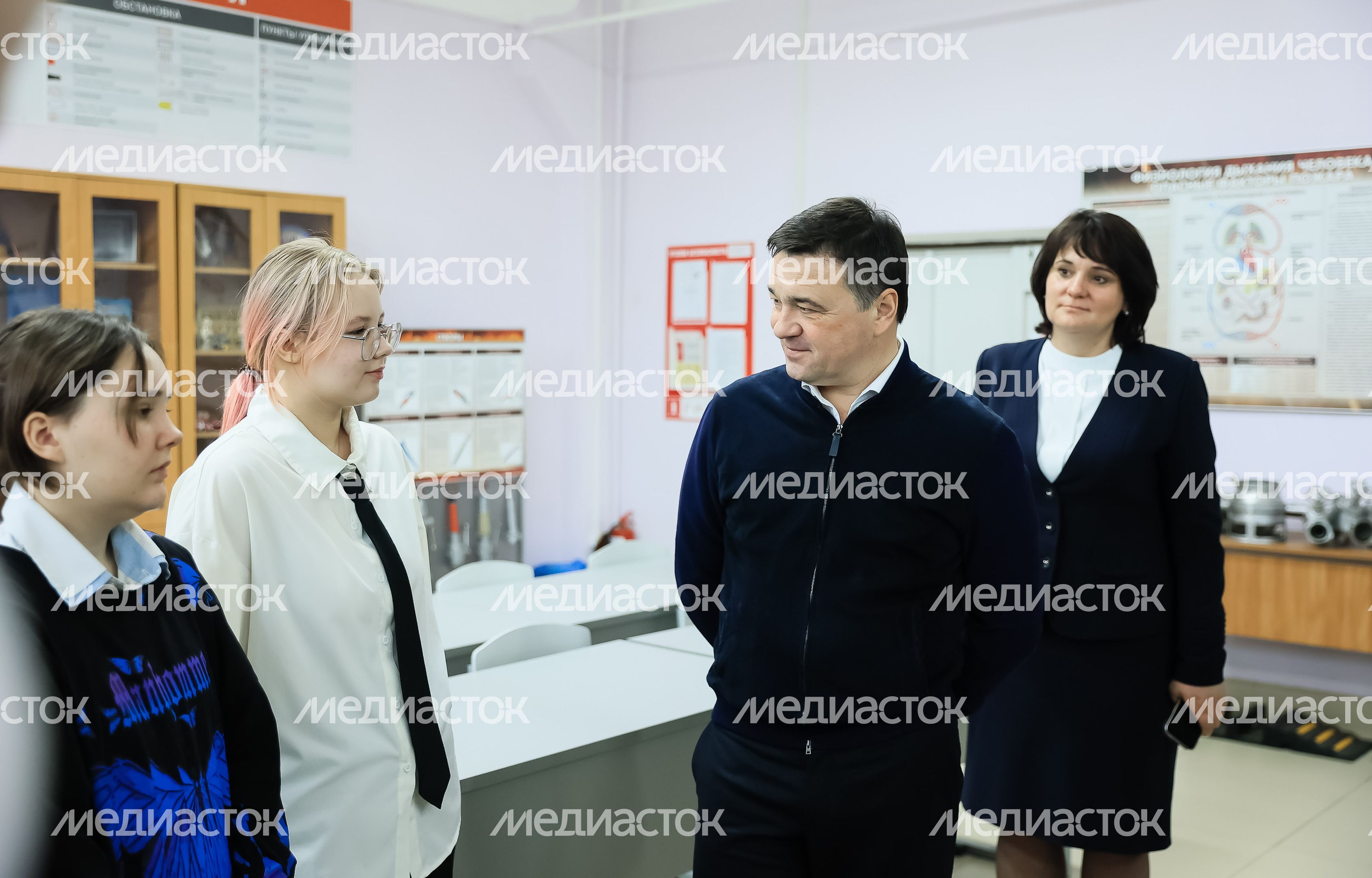 Посещение Губернатором Павлово-Посадского Техникума