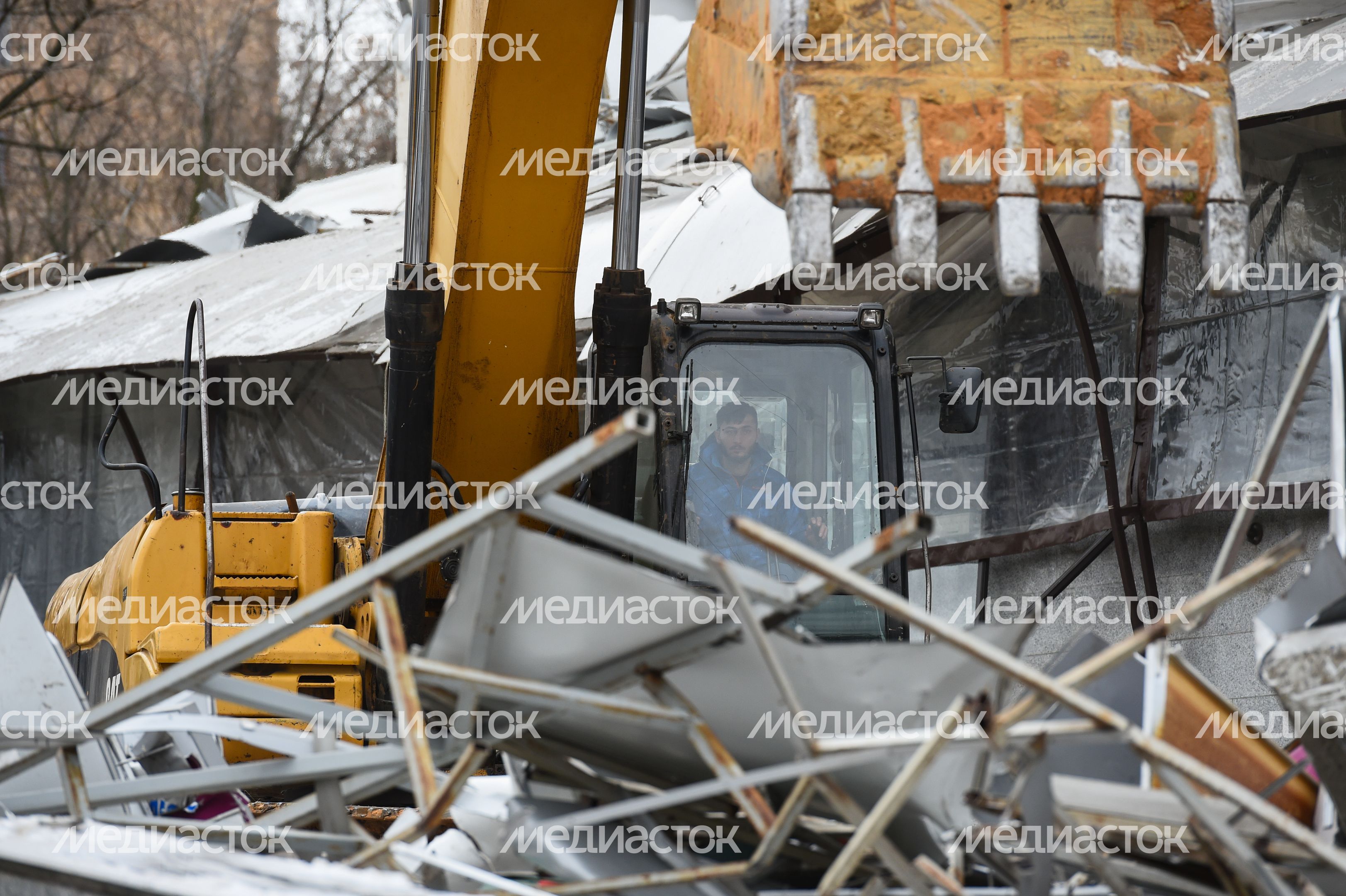 Снос кинотеатра «Соловей» в Москве