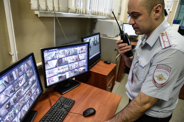Работа Полции на Казанском вокзале