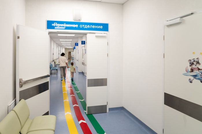 Приемное отделение Детского клинического центра им. Л.М. Рошаля в Красногорске
