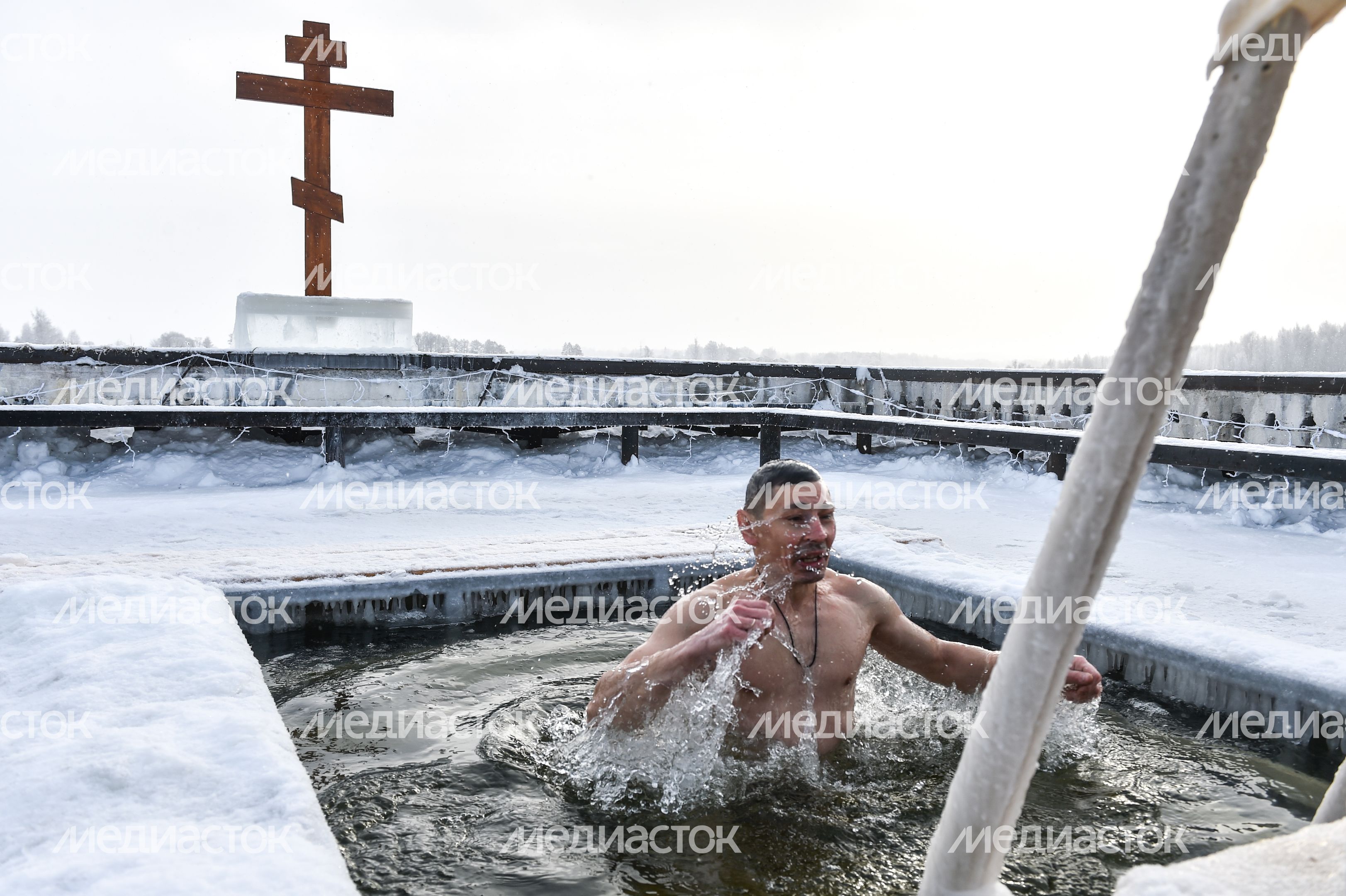 Крещенские купания в Подмосковье