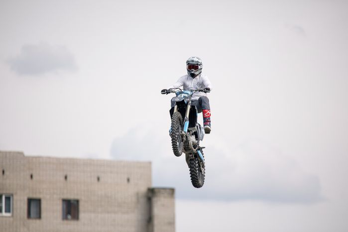 Шоу команды мотофристайла FMX13 в Лобне