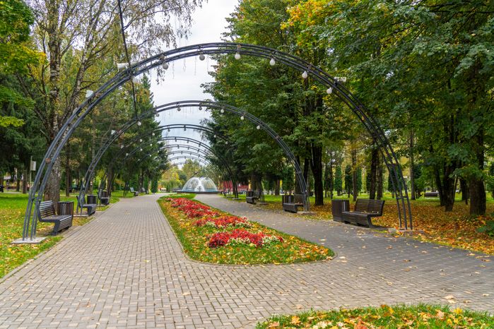 Осень в парке культуры и отдыха «Победа» в Талдоме