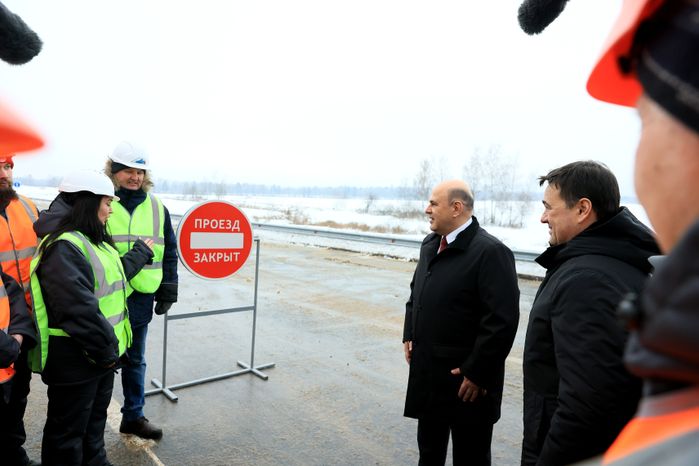 Торжественная церемония открытия дороги в Лобне с участием Губернатора Подмосковья
