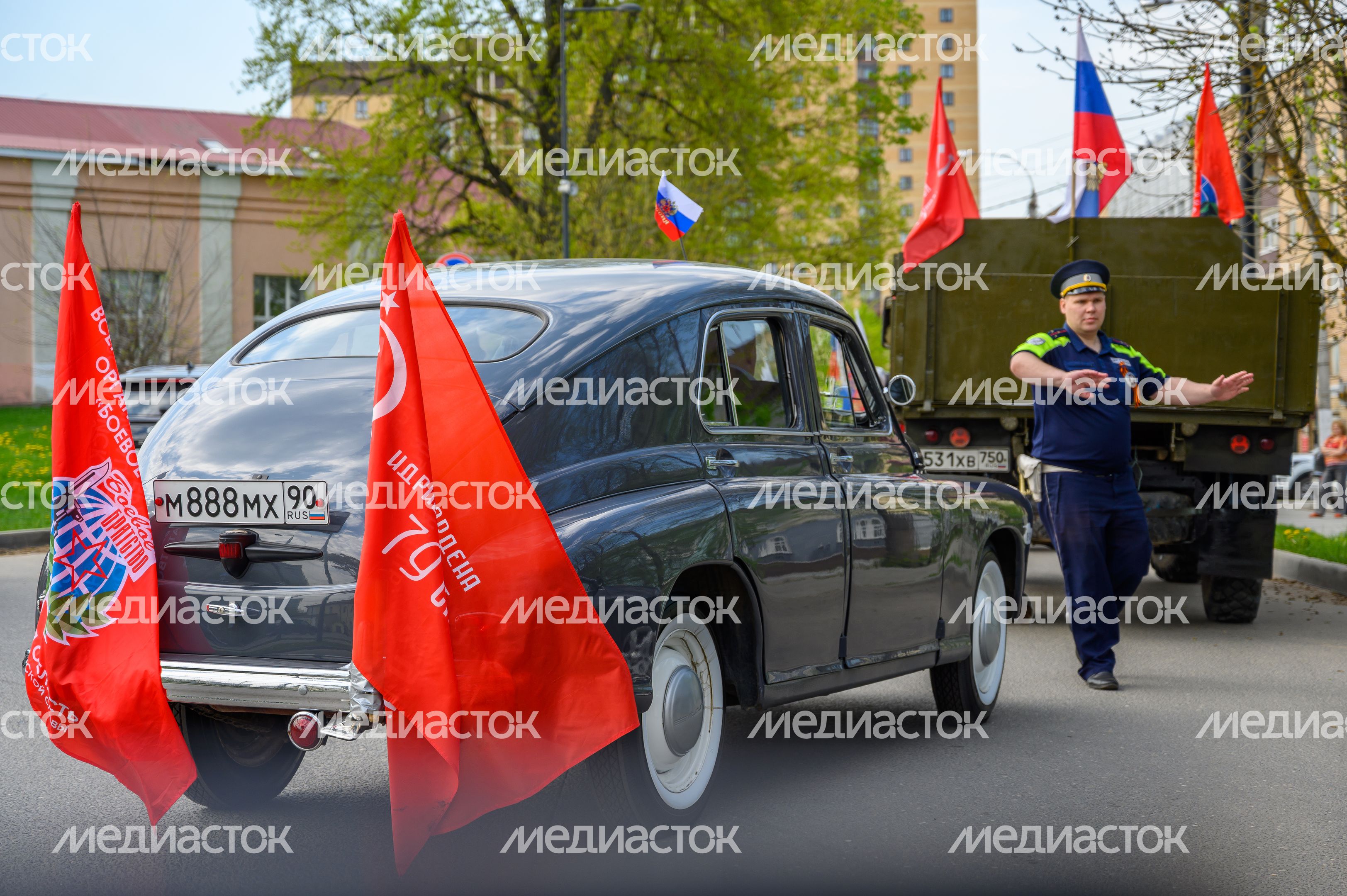 55-й автомотопробег в Дмитрове ко Дню Победы