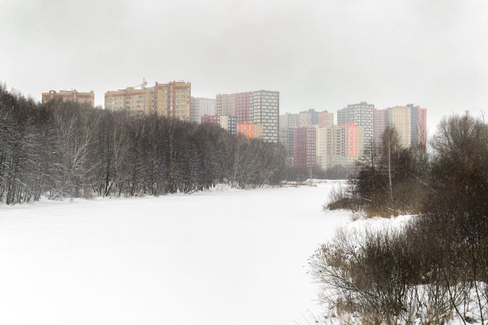 Балашиха. Парк «Заречная». Зима