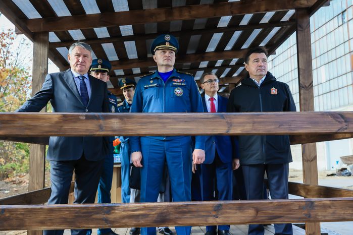 Открытие Всероссийской тренировки по гражданской обороне с участием Андрея Воробьева