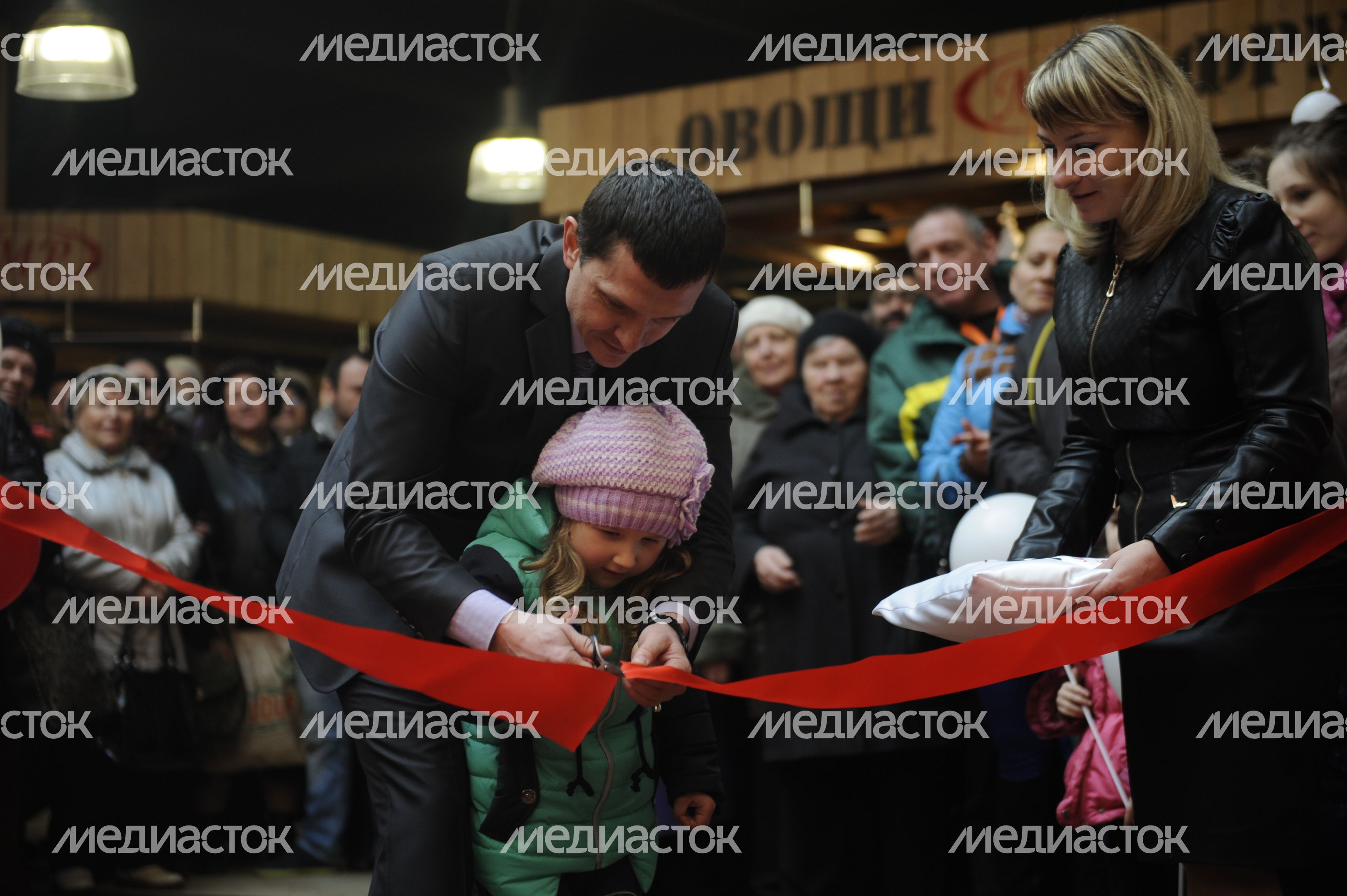 Открытие Москворецкого рынка в Москве