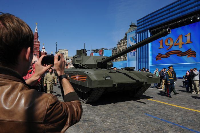 Генеральная репетиция парада Победы на Красной площади