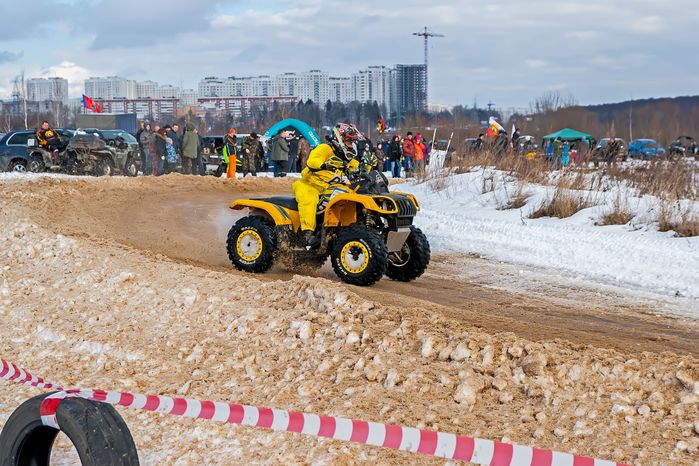 Открытый чемпионат Московской области по квадробиатлону в Подольске