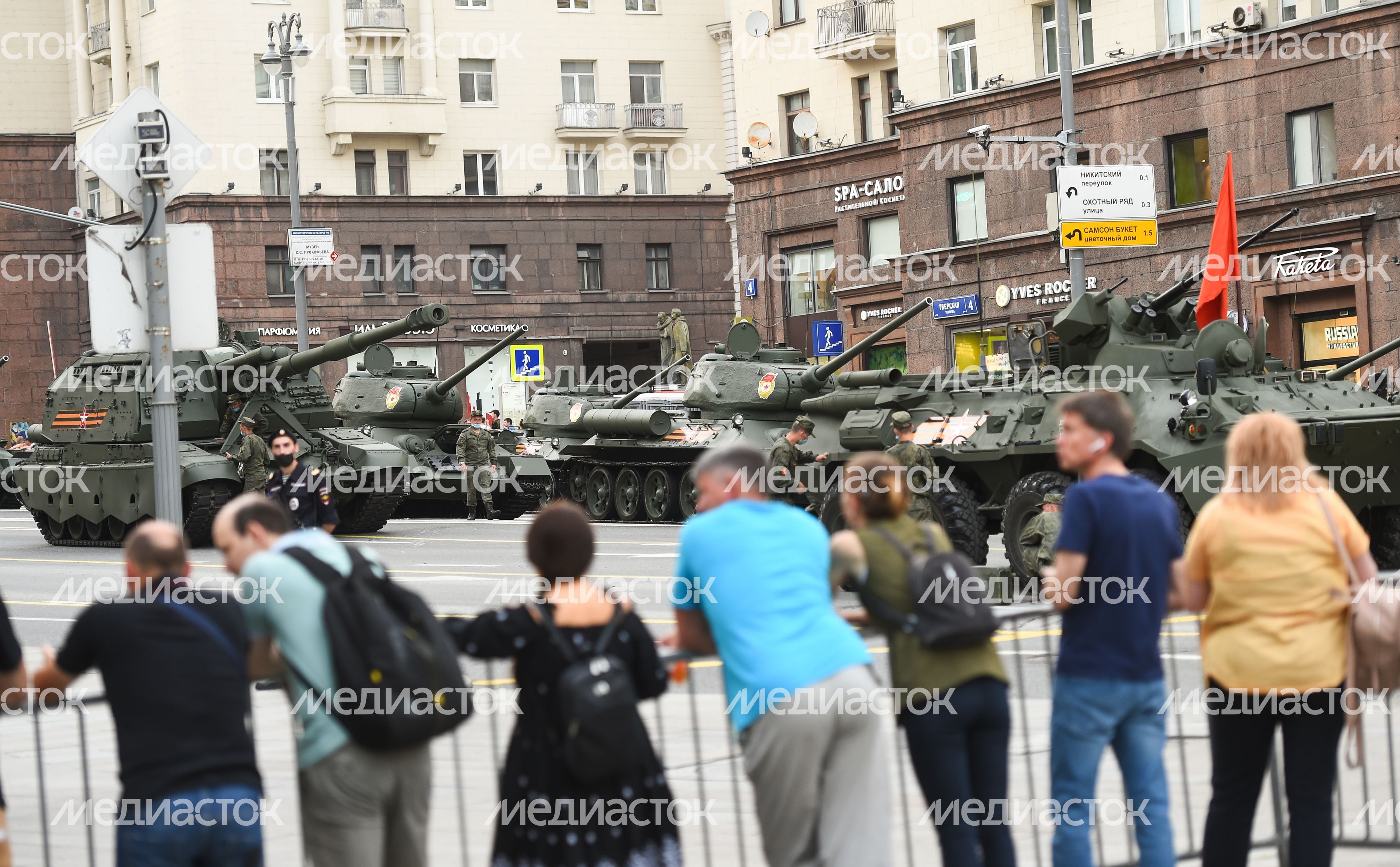 Вторая репетиция парада Победы в Москве
