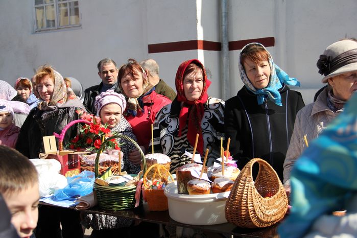 Празднование Пасхи в Серебряных Прудах