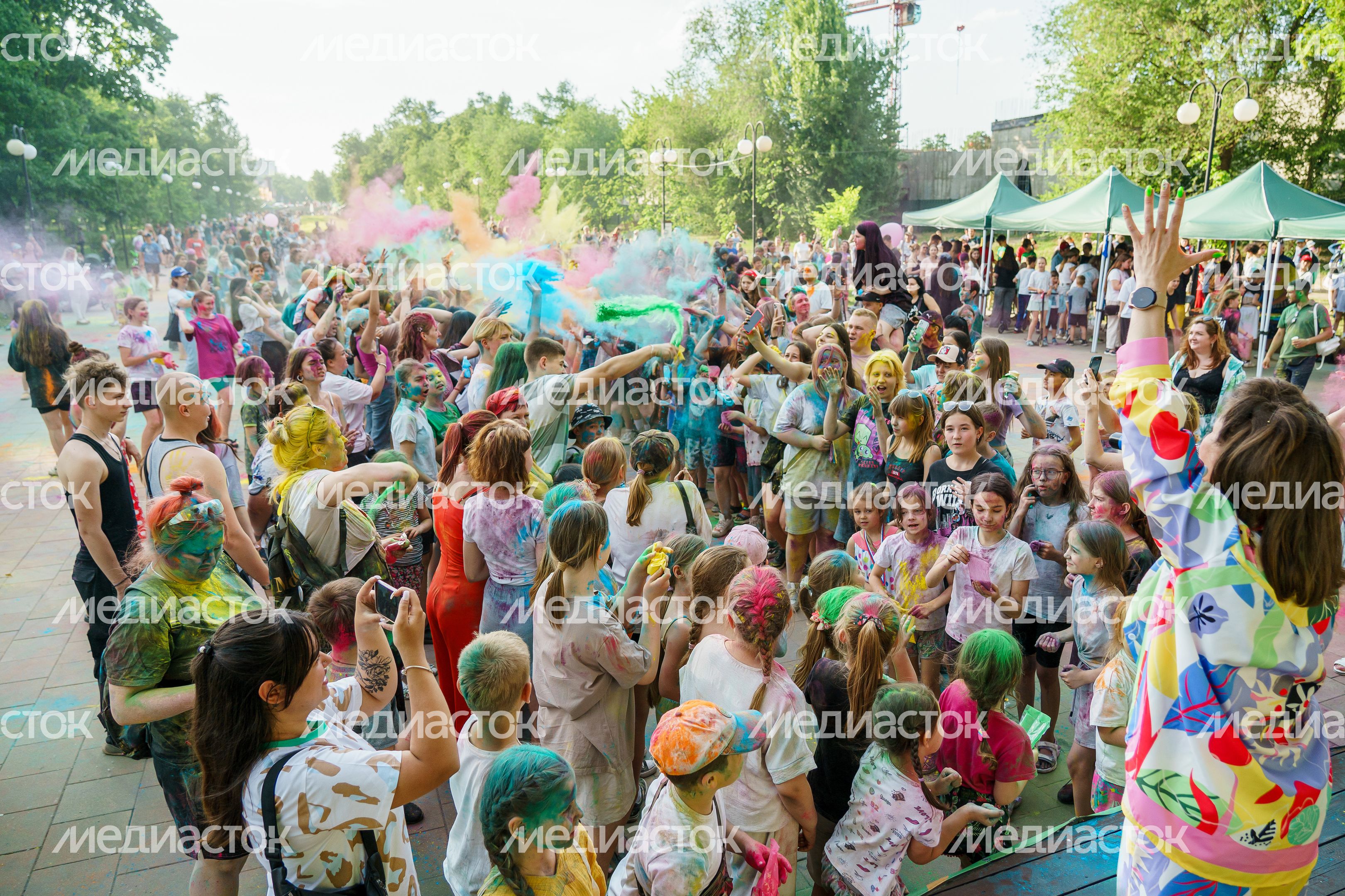День защиты детей в Центральном парке культуры и отдыха в Люберцах