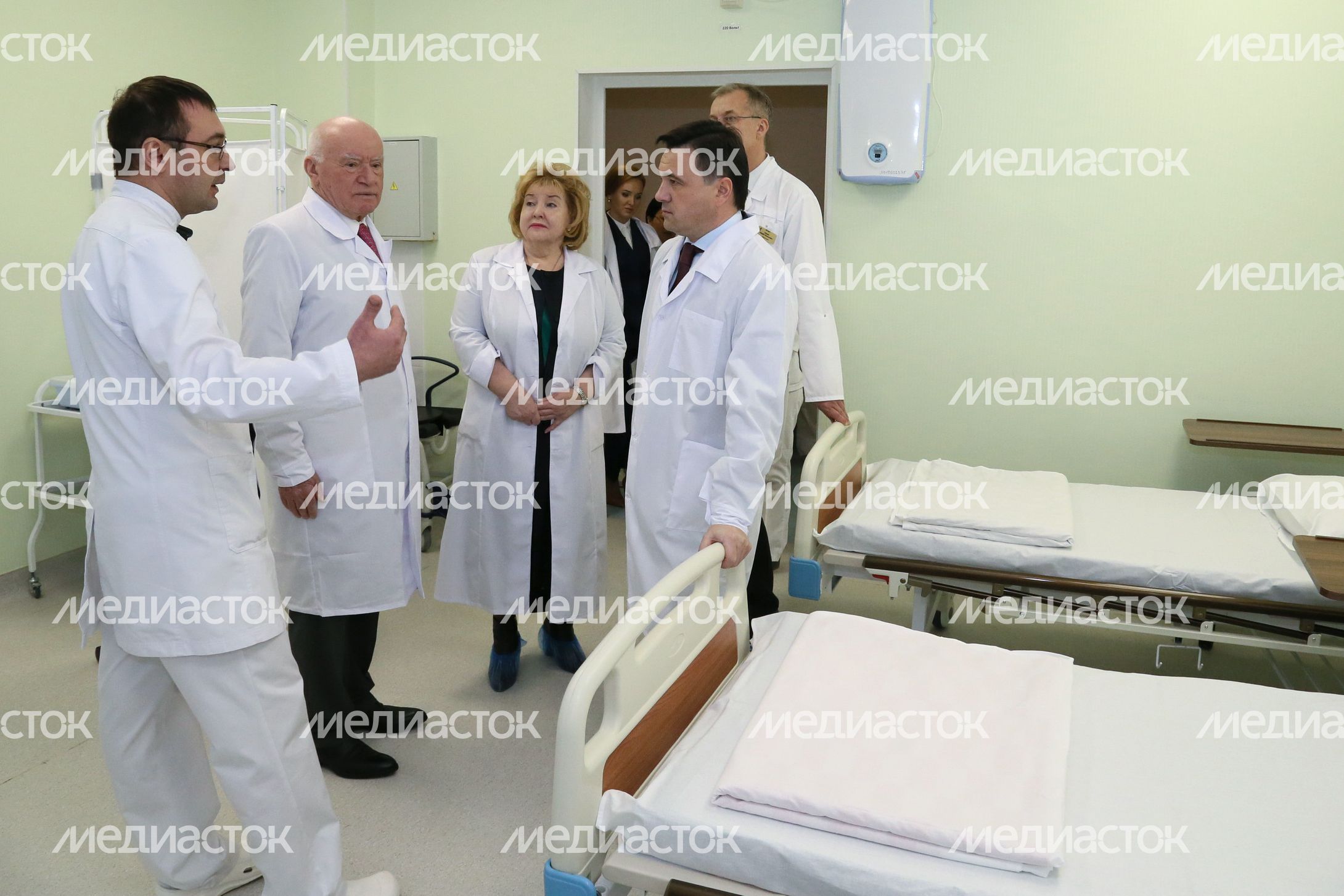 А. Воробьев открыл сосудистый центр в Домодедово А. Воробьев открыл сосудистый центр в Домодедово