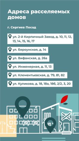 Переселение Сергиев Посад Кирпичный Завод
