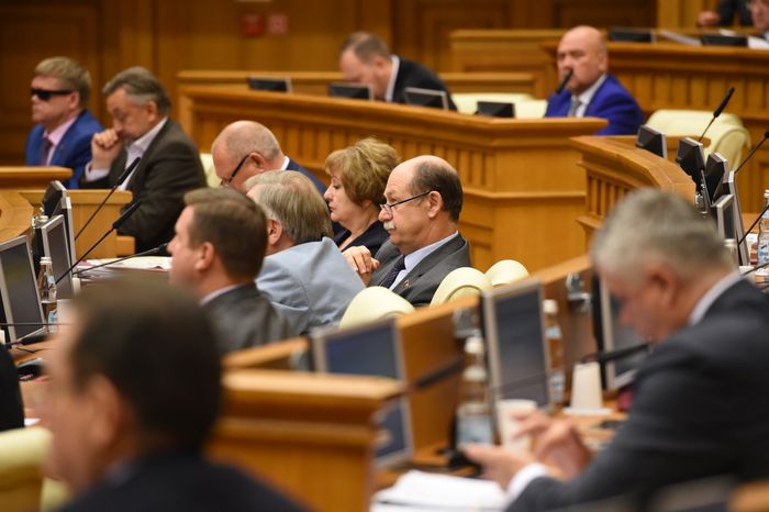 А. Воробьев выступил в  Мособлдуме