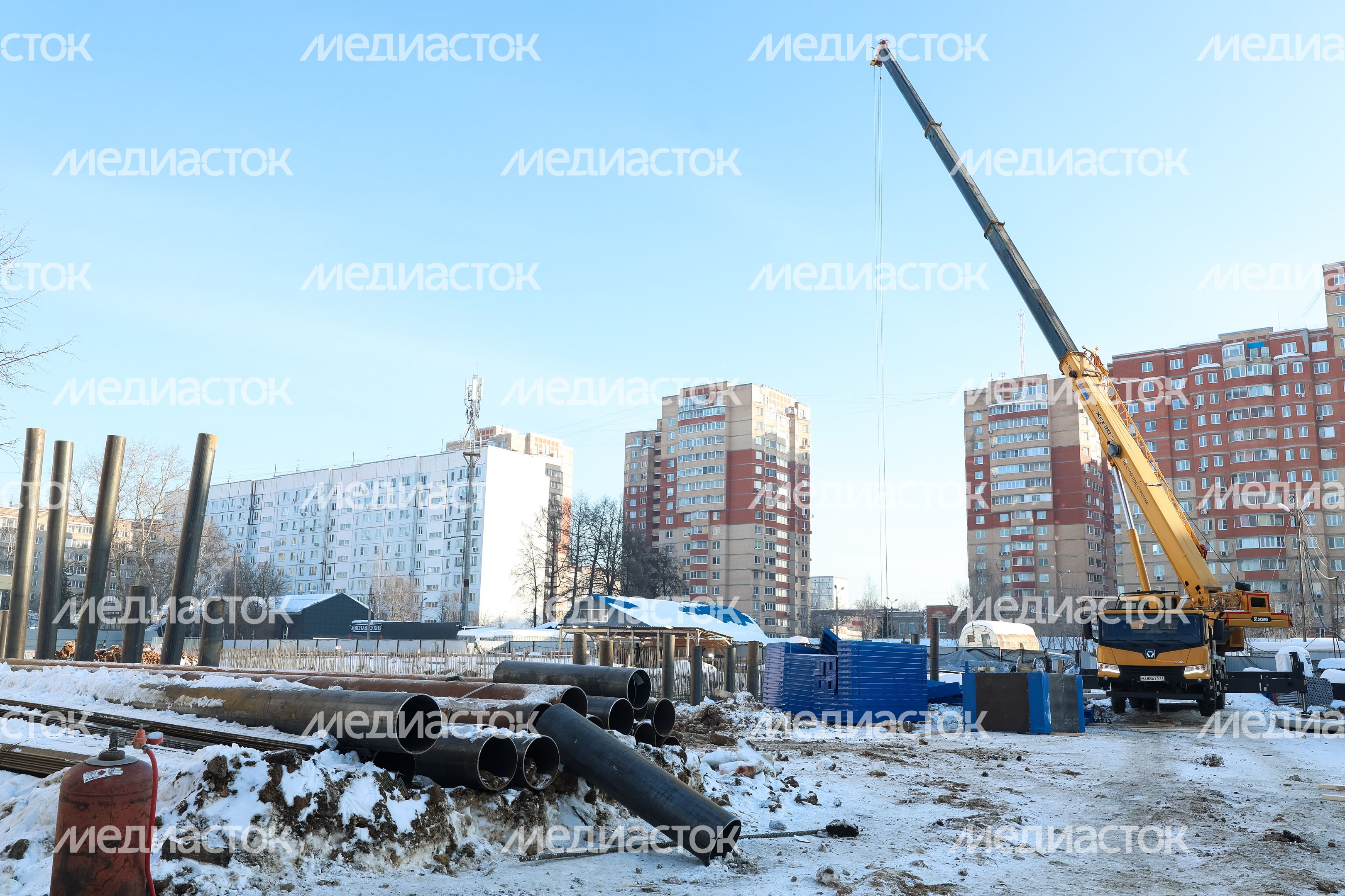 Строительство нового корпуса поликлиники №4 в Нахабино