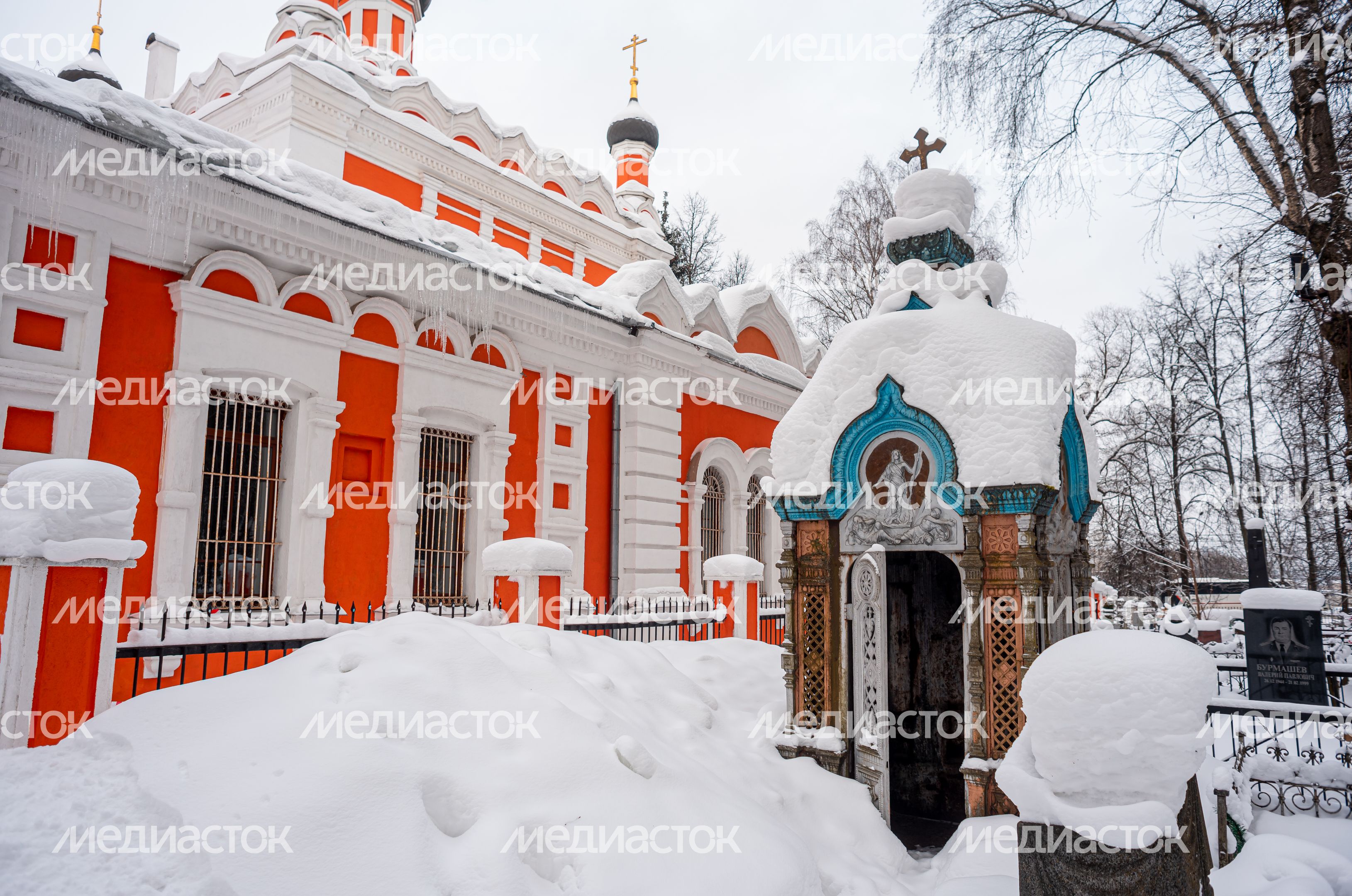 Зимние виды города Солнечногорск