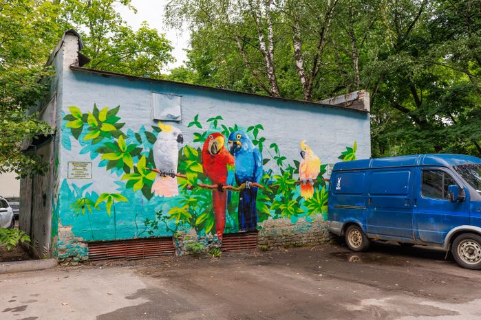 Муралы в Железнодорожном, Балашиха