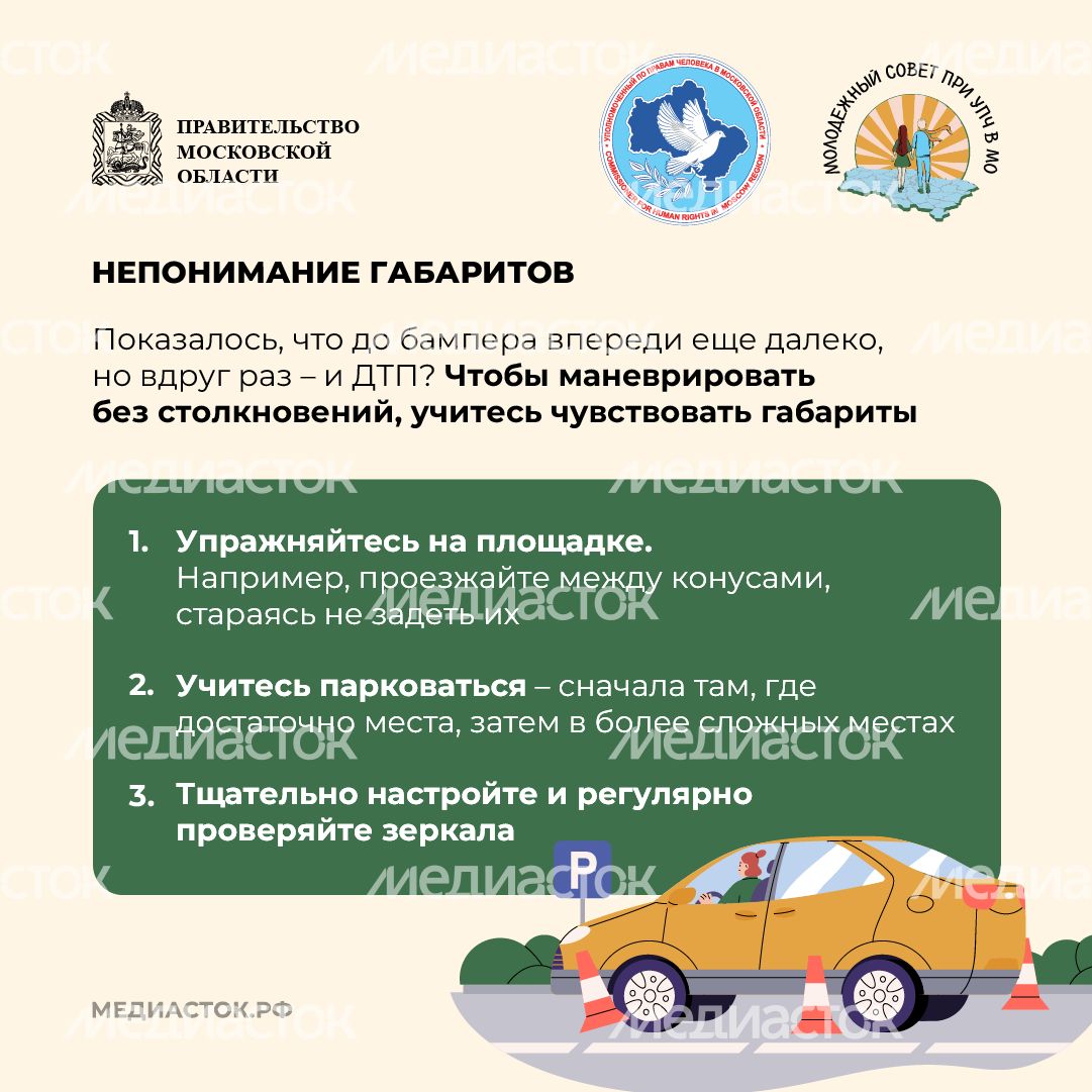 Ошибки молодых водителей квадрат 05 Ошибки молодых водителей квадрат 05